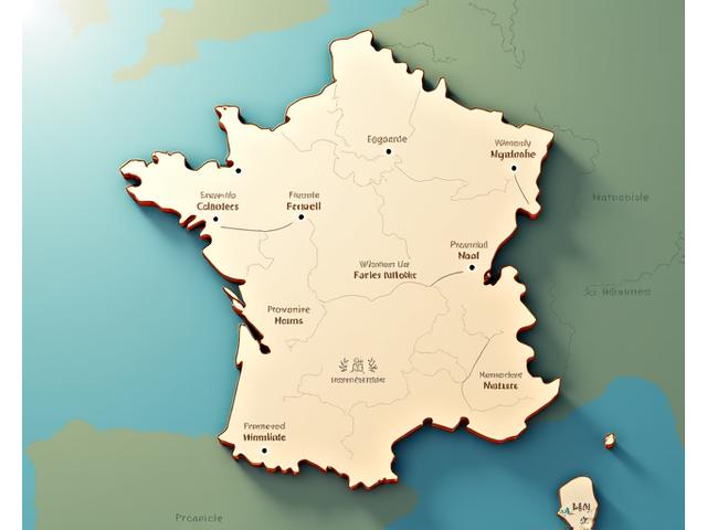 Carte interactive affichant les points de sourcing responsable des ingrédients botaniques à travers la France, avec icônes de durabilité.