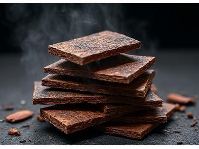 Bûches de bois de oud du Cambodge, dégageant une texture riche et sombre.